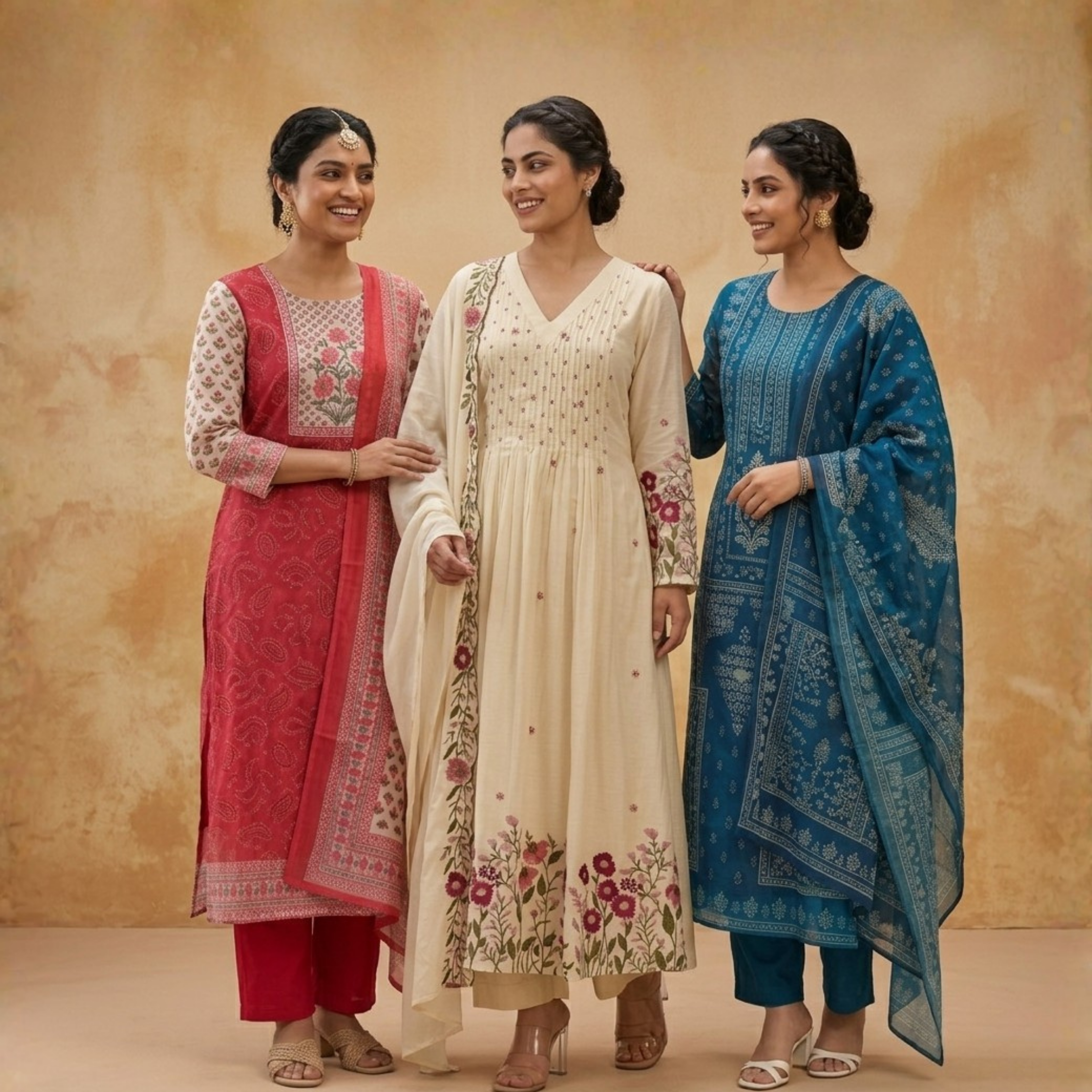 Kurta Sets with Dupatta (KS-10)