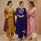 3 Kurta Sets with Dupatta (KS-1)