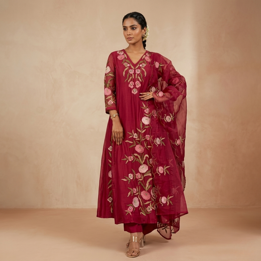 3 Kurta Sets with Dupatta (KS-2)