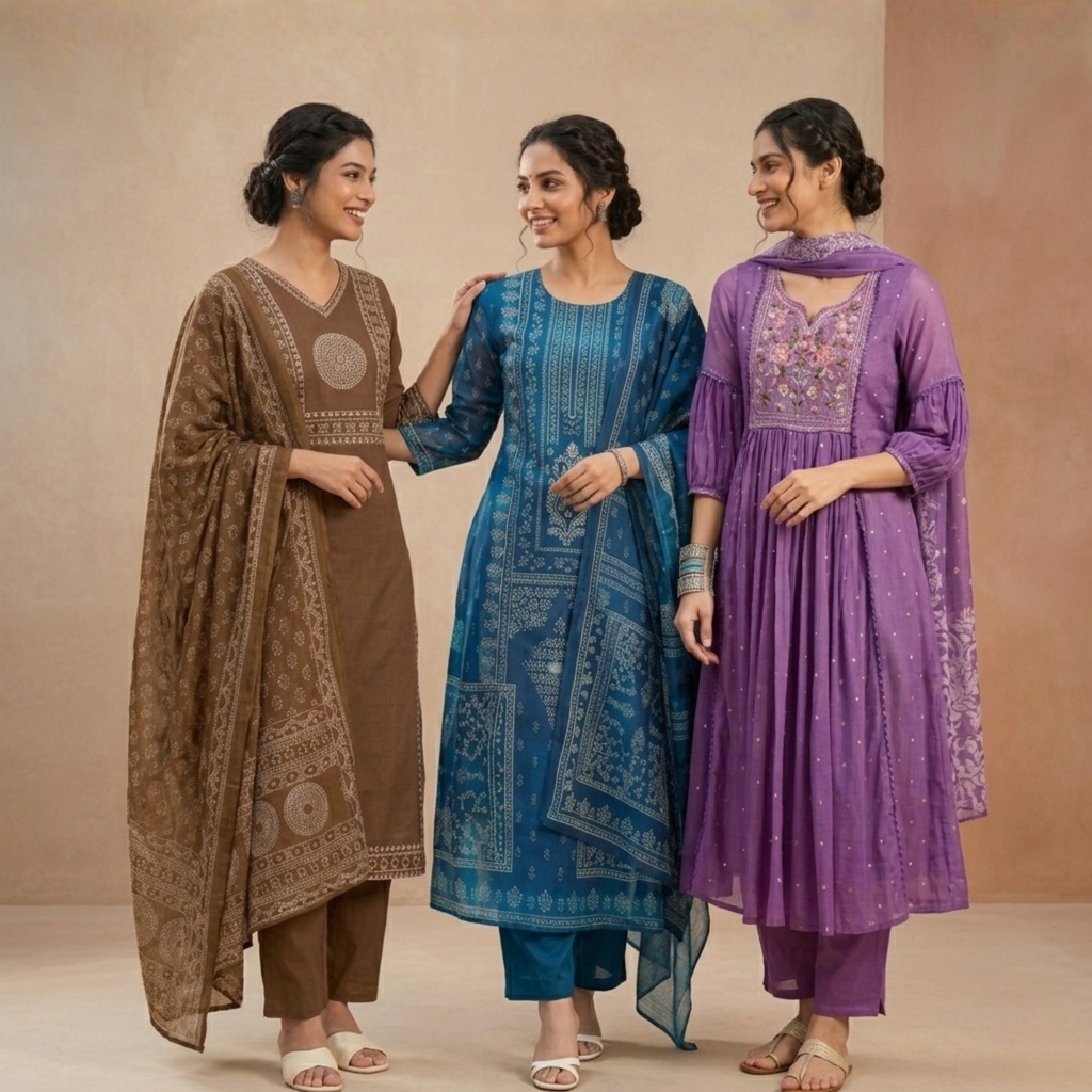 Kurta Sets with Dupatta (KS-5)