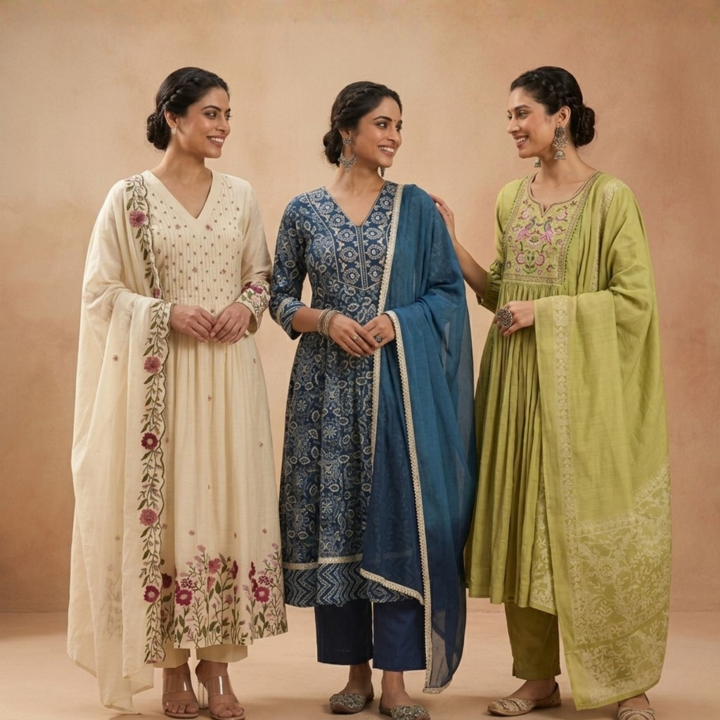 Kurta Sets with Dupatta (KS-6)