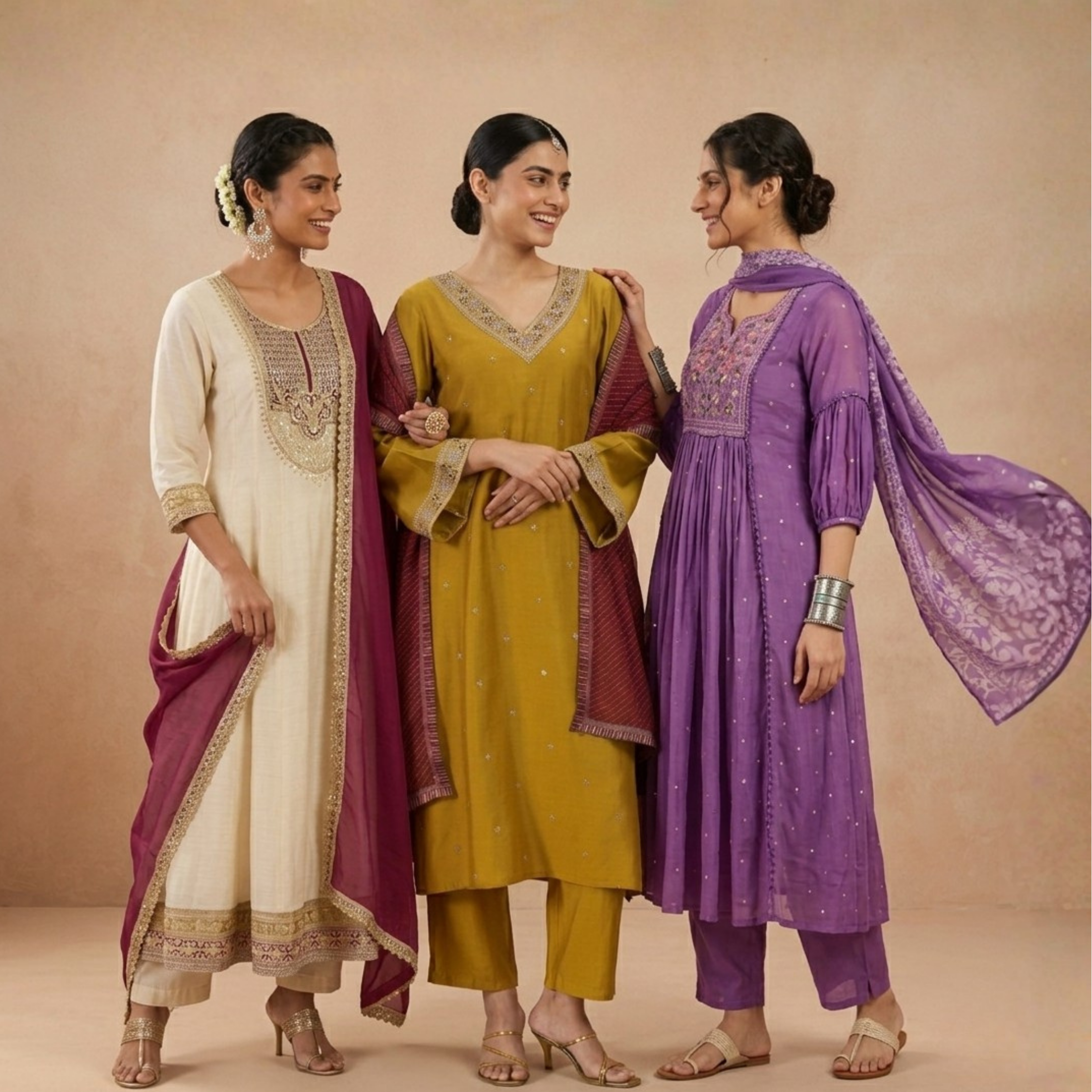 Kurta Sets with Dupatta (KS-7)
