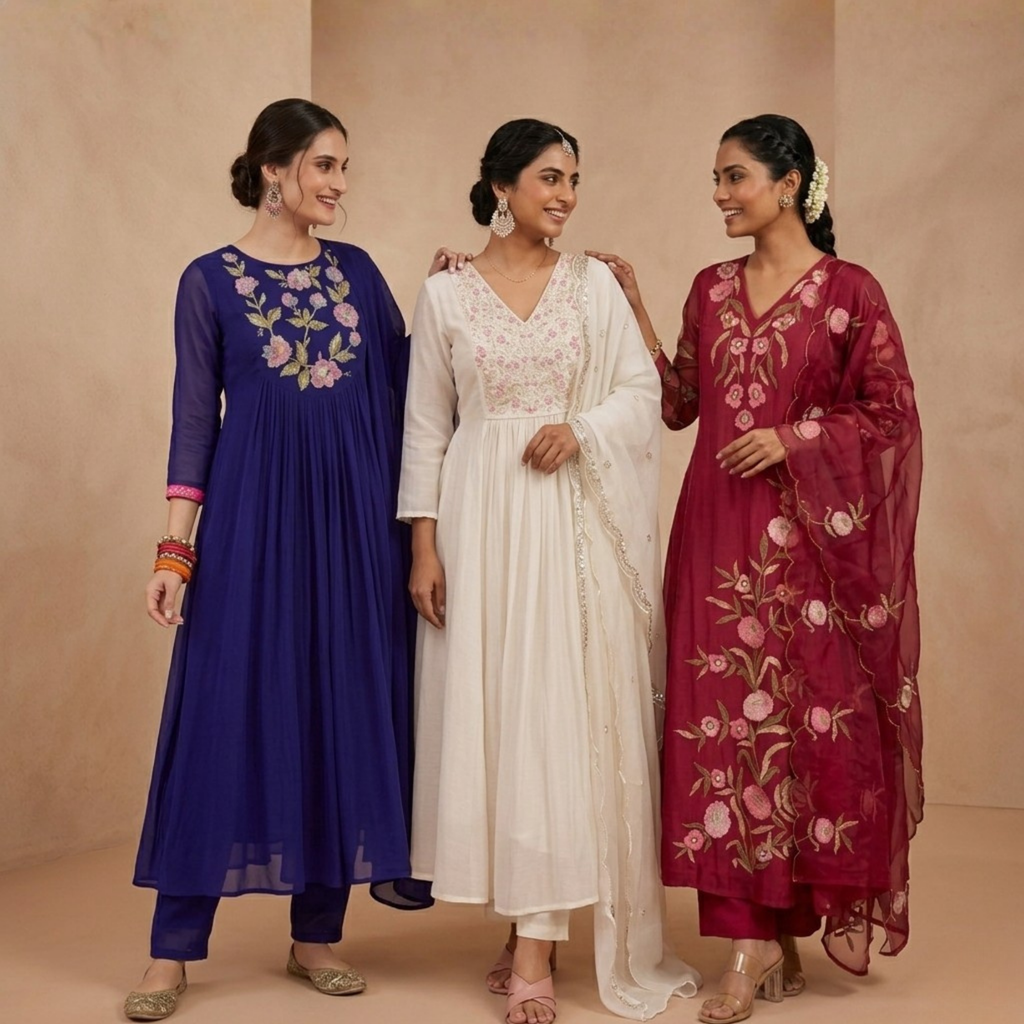 Kurta Sets with Dupatta (KS-9)