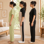 Women 3 T-Shirts With Trousers (T-10)